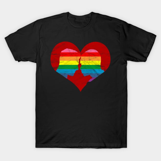 LGBT  Love T-Shirt by AlphaDistributors